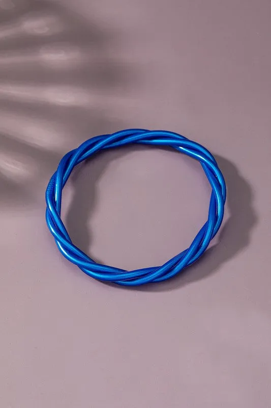 GEL TUBE BRAIDED BANGLES