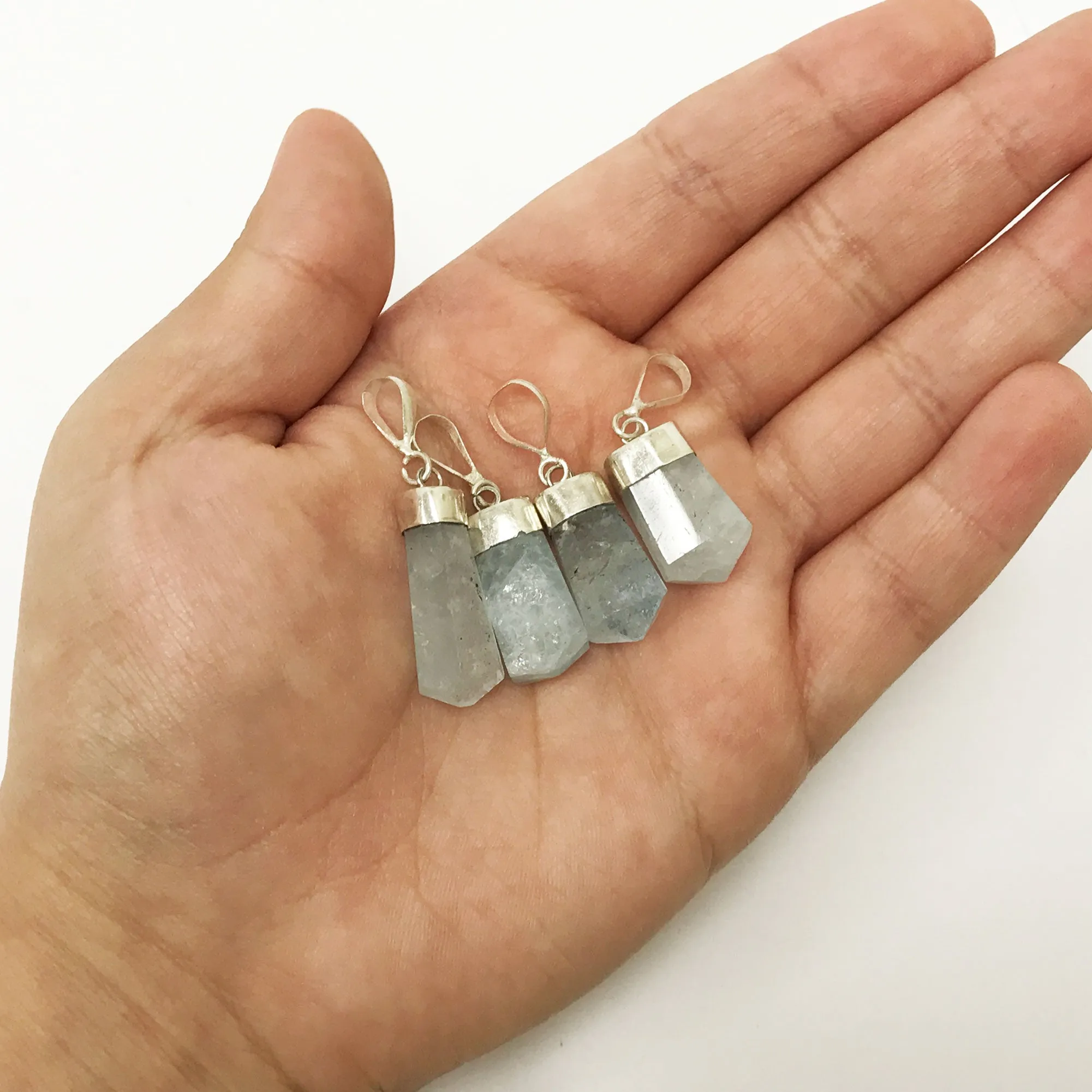 Gemstone Pendants in Sterling Silver