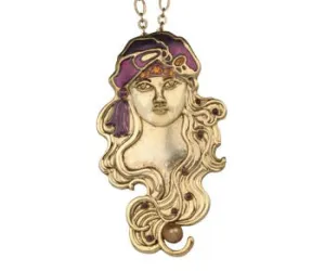 GIRL W/TURBAN PENDANT , DC/60