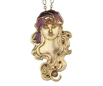 GIRL W/TURBAN PENDANT , DC/60