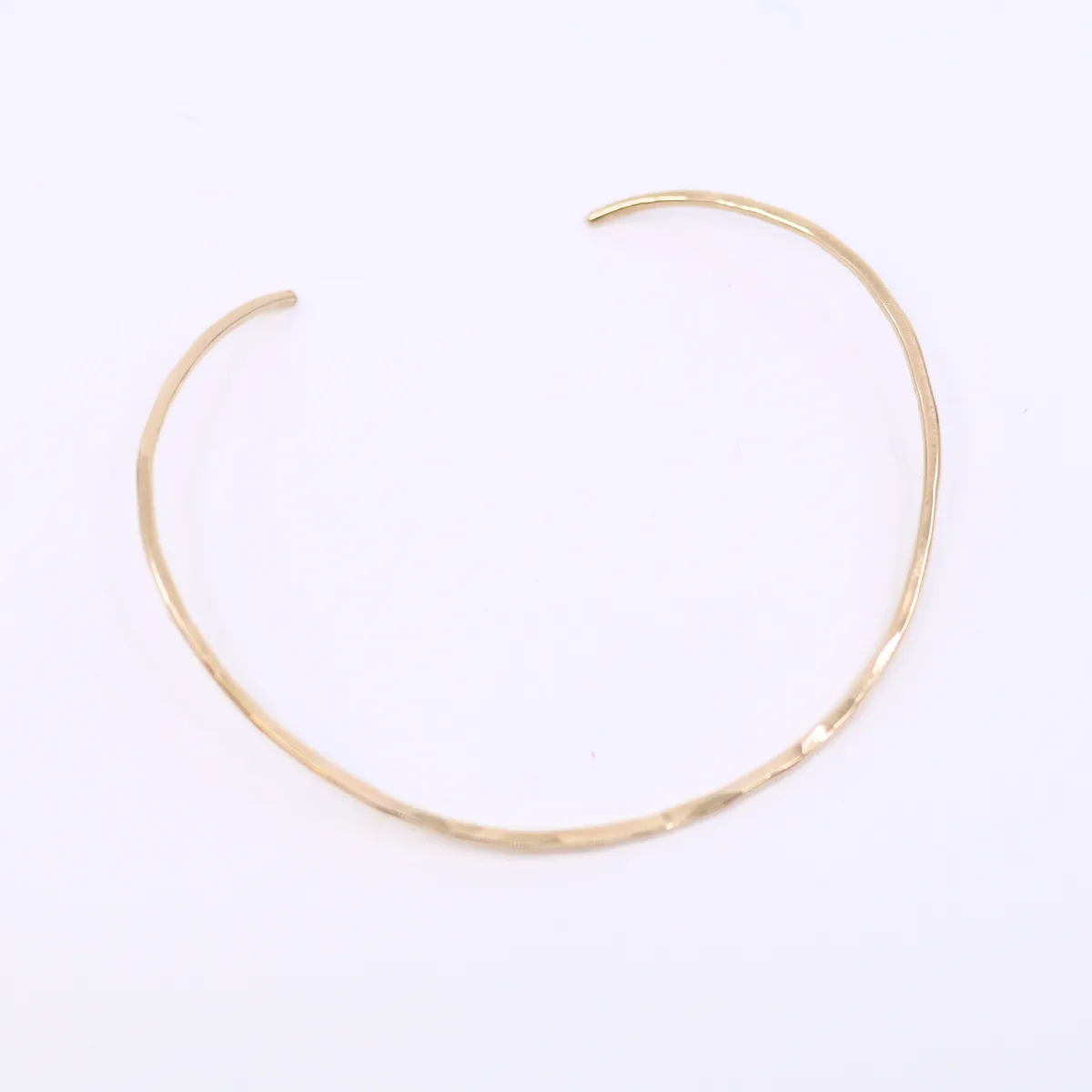 Handmade Torque Necklace Gold Filled