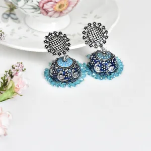 Hans Meenakari Earrings
