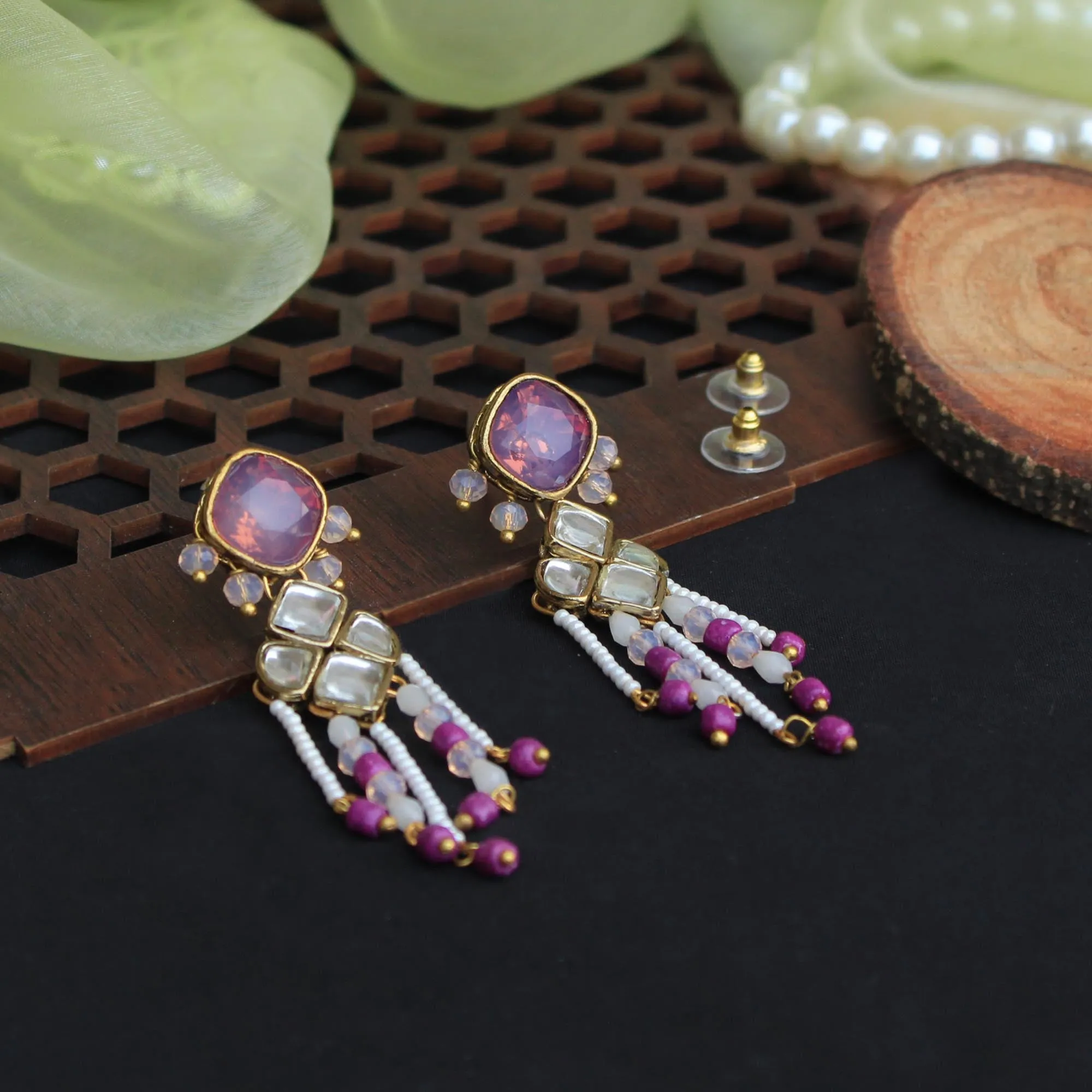 Kundan Paradise Earrings