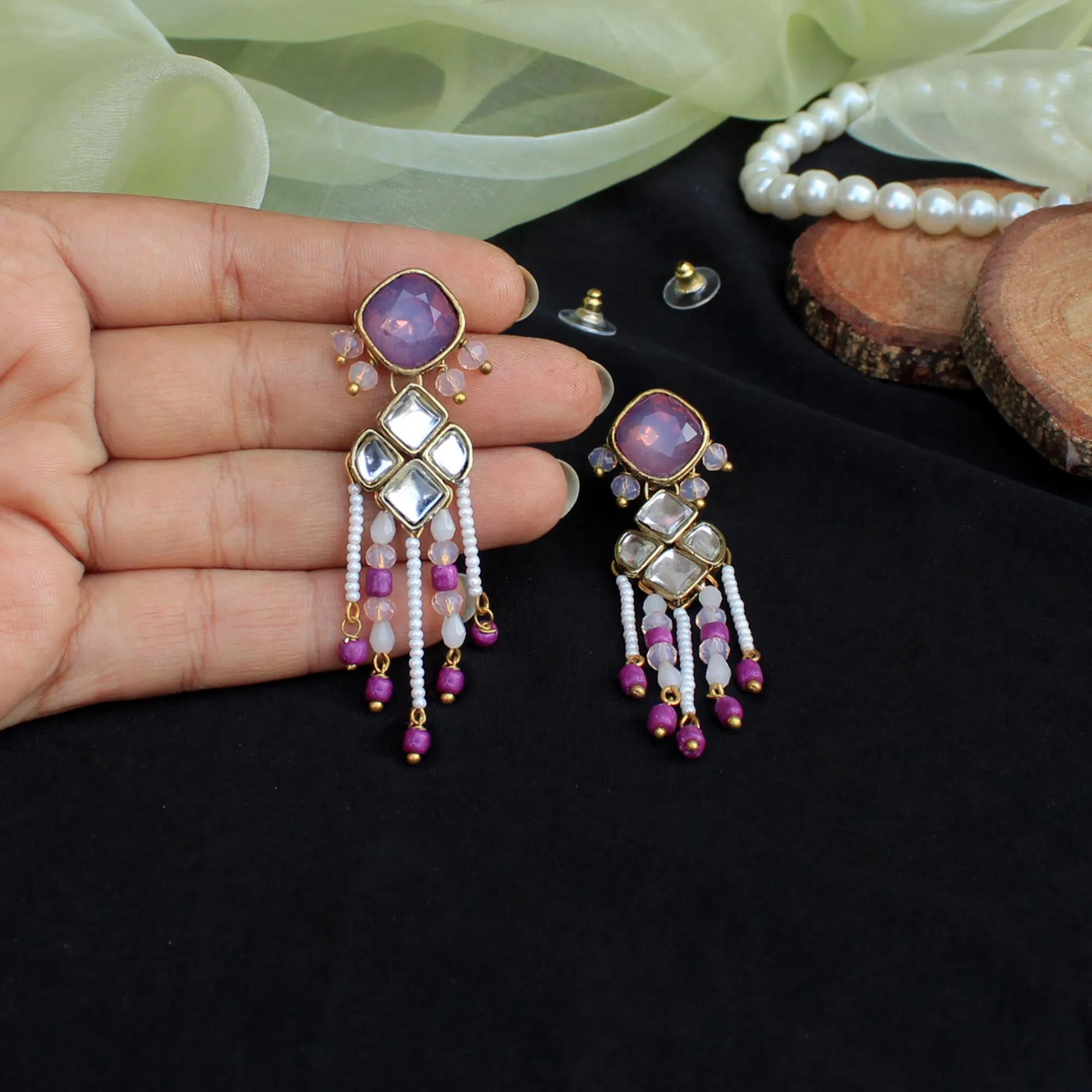 Kundan Paradise Earrings