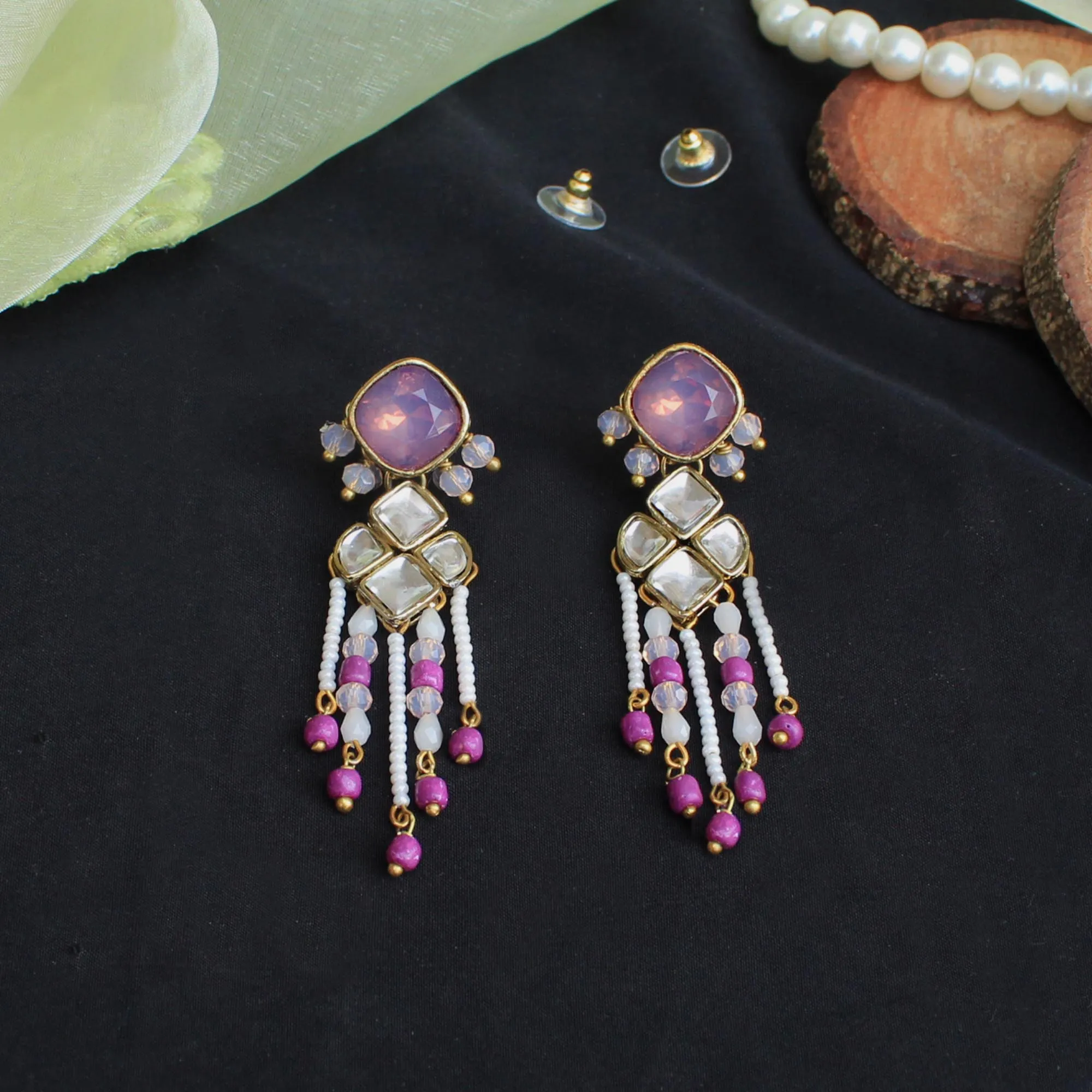 Kundan Paradise Earrings
