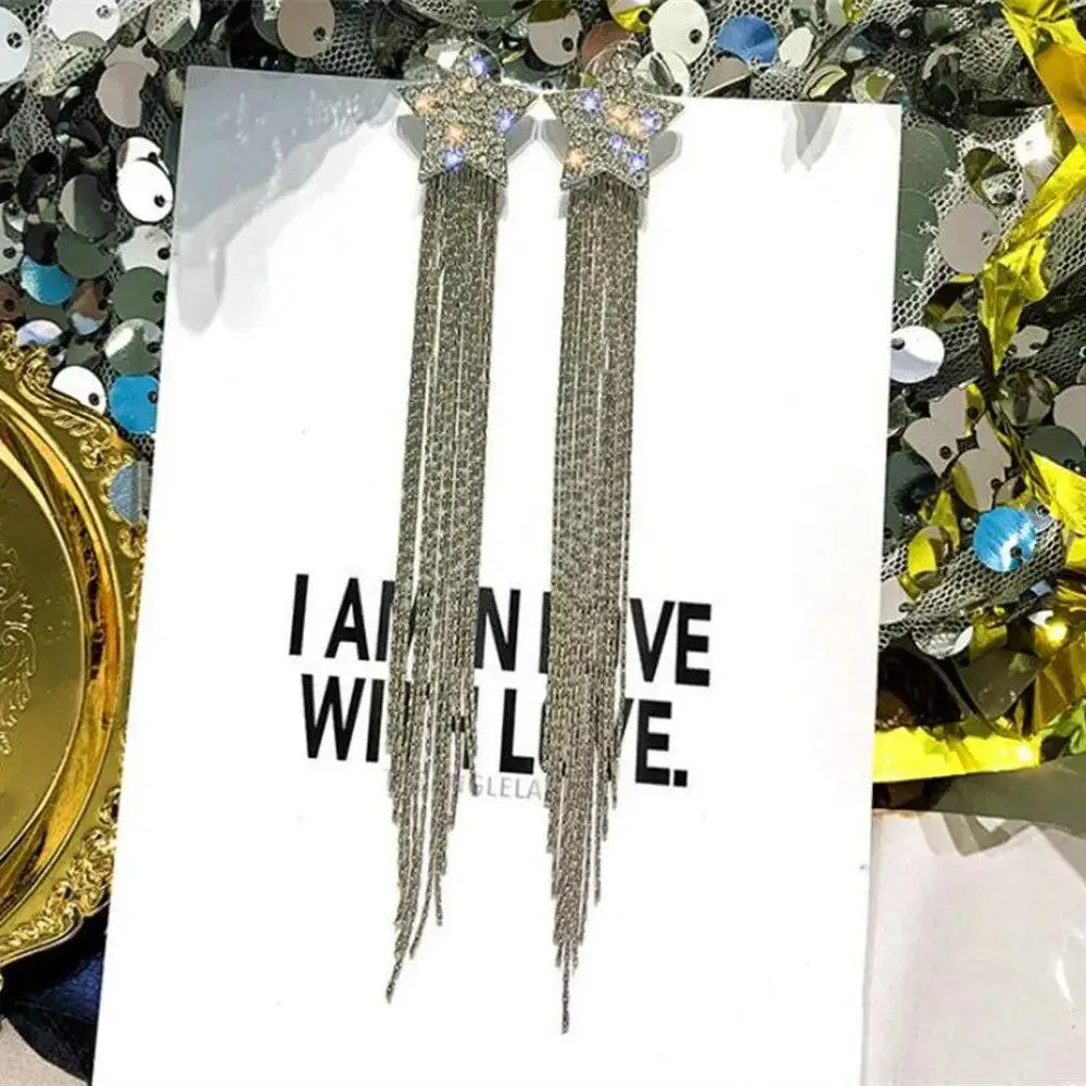 Lady Glams Elevate Your Style with the 2024 New Fashion Trend Pearl Leaf Tassel Earrings