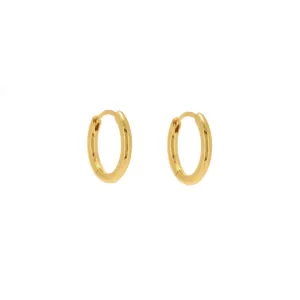 Linda Tahija Max Huggie Earrings, Gold