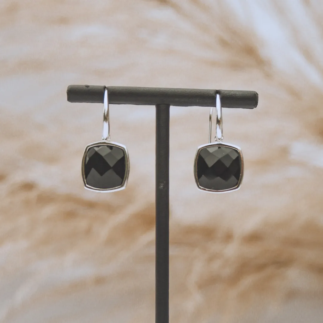 L'ombre Black Onyx Earrings