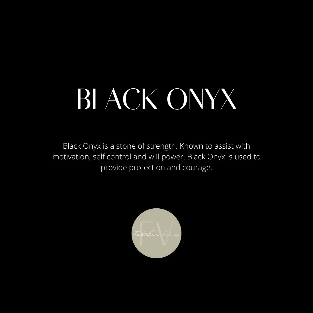 L'ombre Black Onyx Earrings