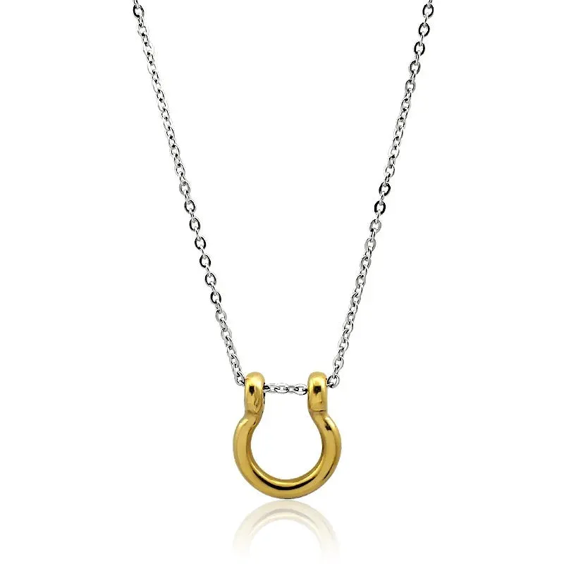 Lucky Girl Horse Shoe Necklace