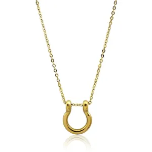 Lucky Girl Horse Shoe Necklace