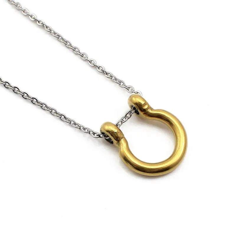 Lucky Girl Horse Shoe Necklace
