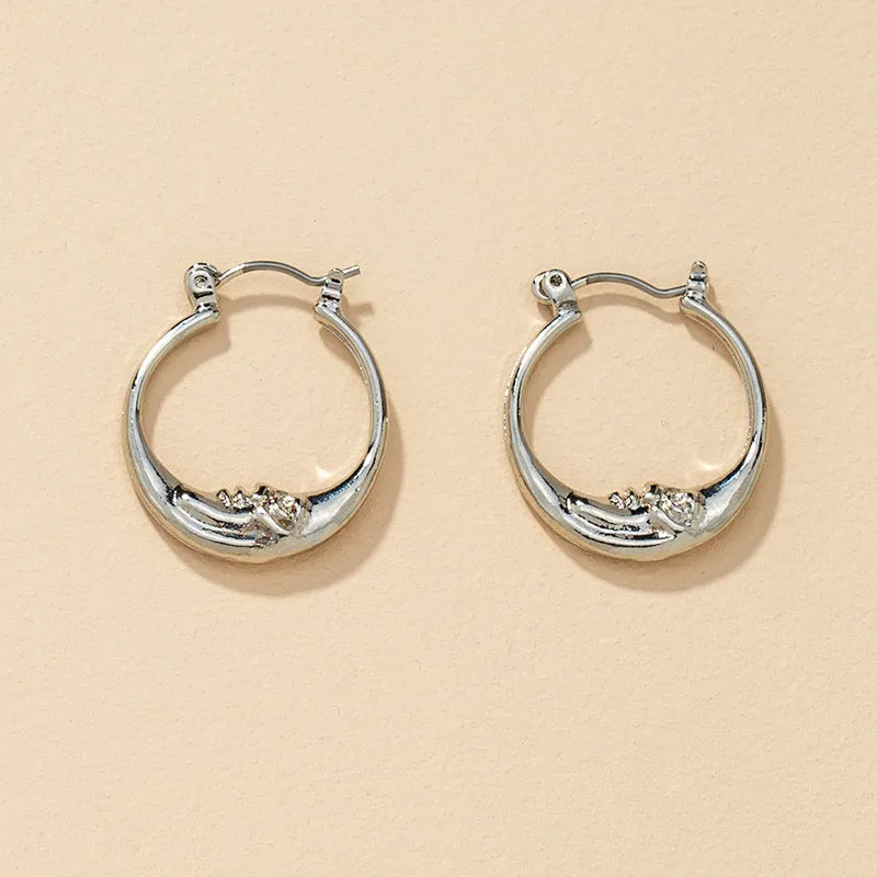 Luminous Crescent Earrings for Stylish Statement Elegance