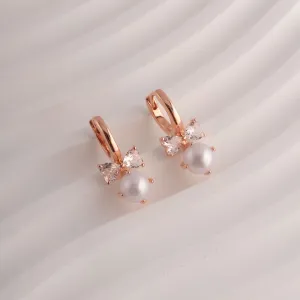 LUSTROUS BOND ROSE GOLD EARRINGS