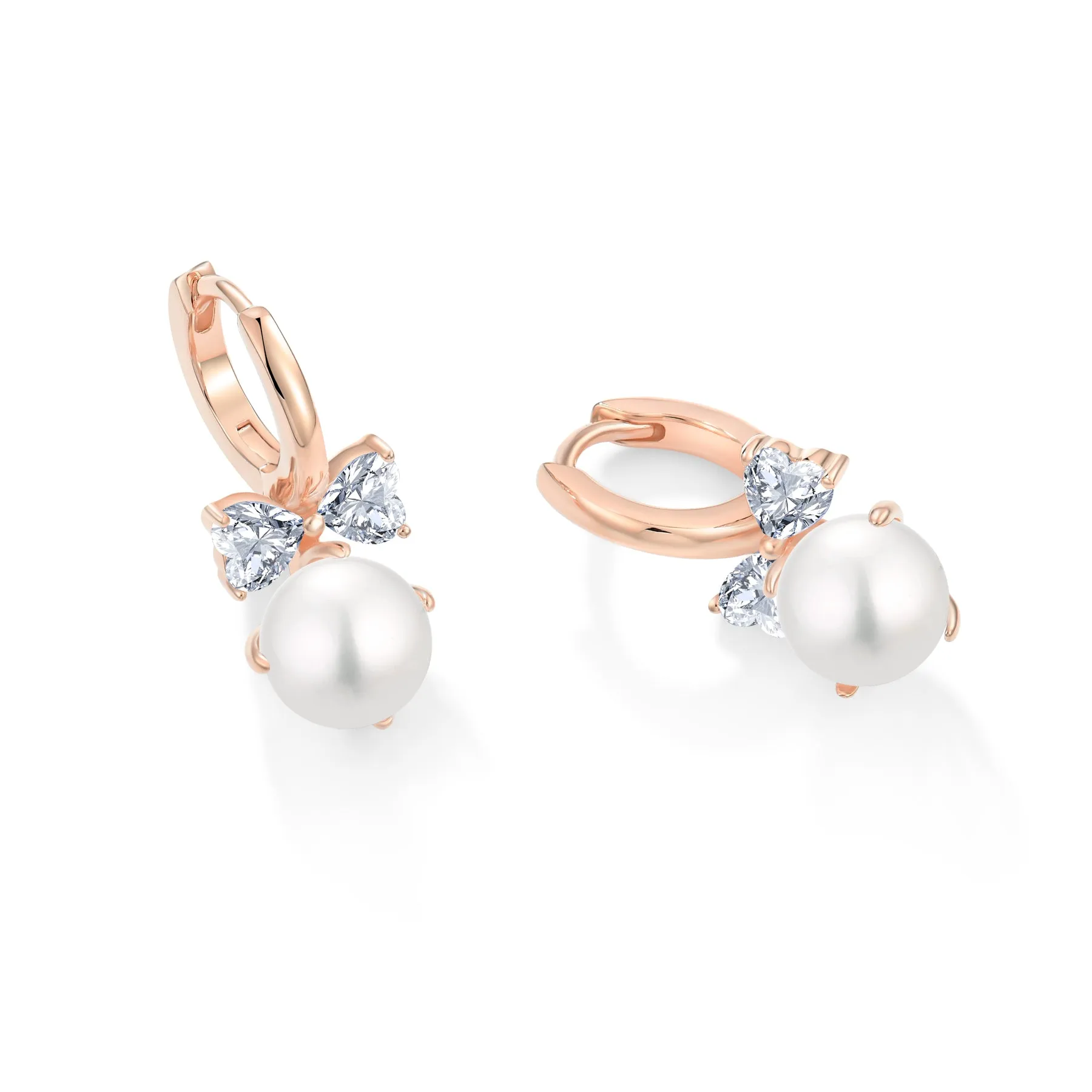 LUSTROUS BOND ROSE GOLD EARRINGS