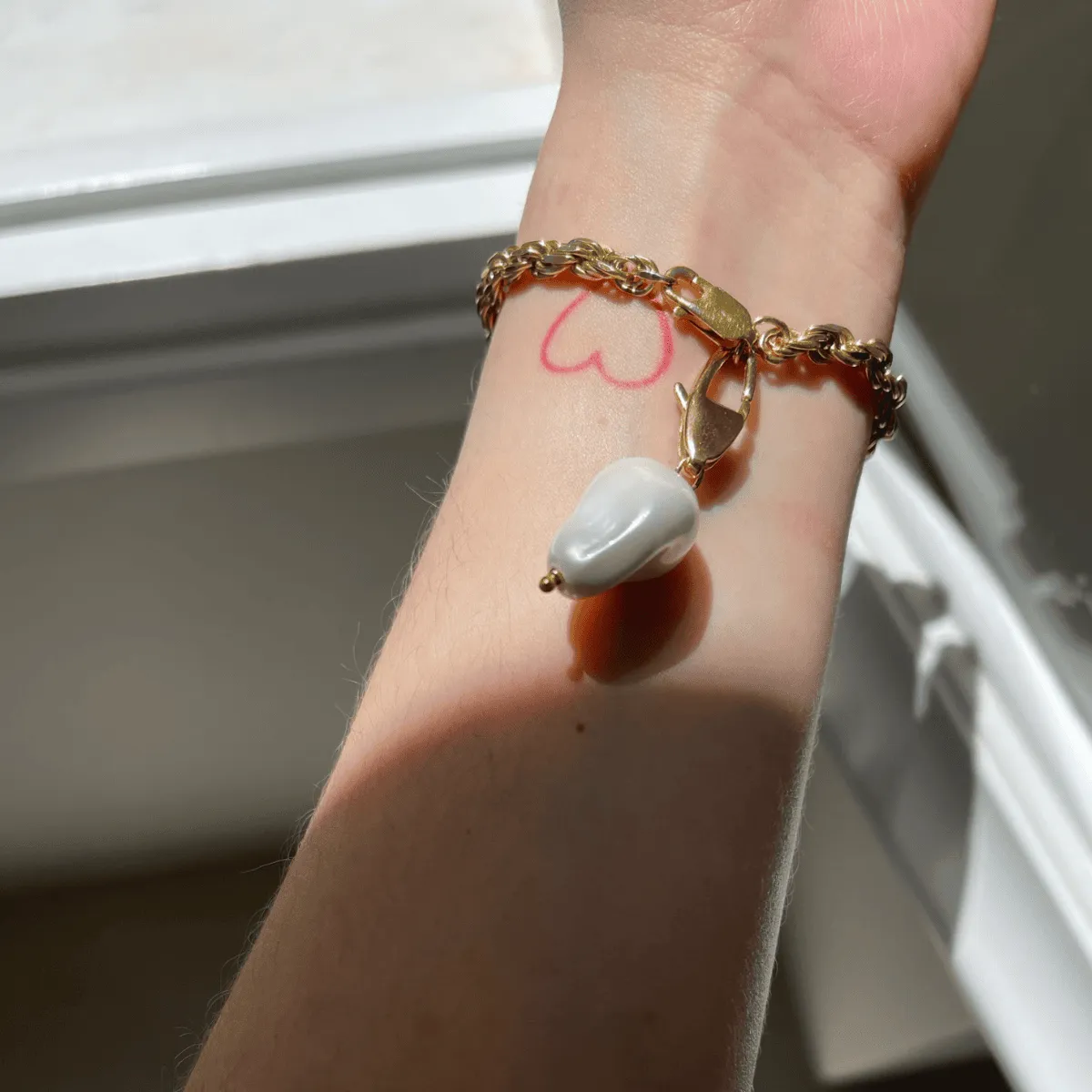 Mother of Pearl Clip-on Charm
