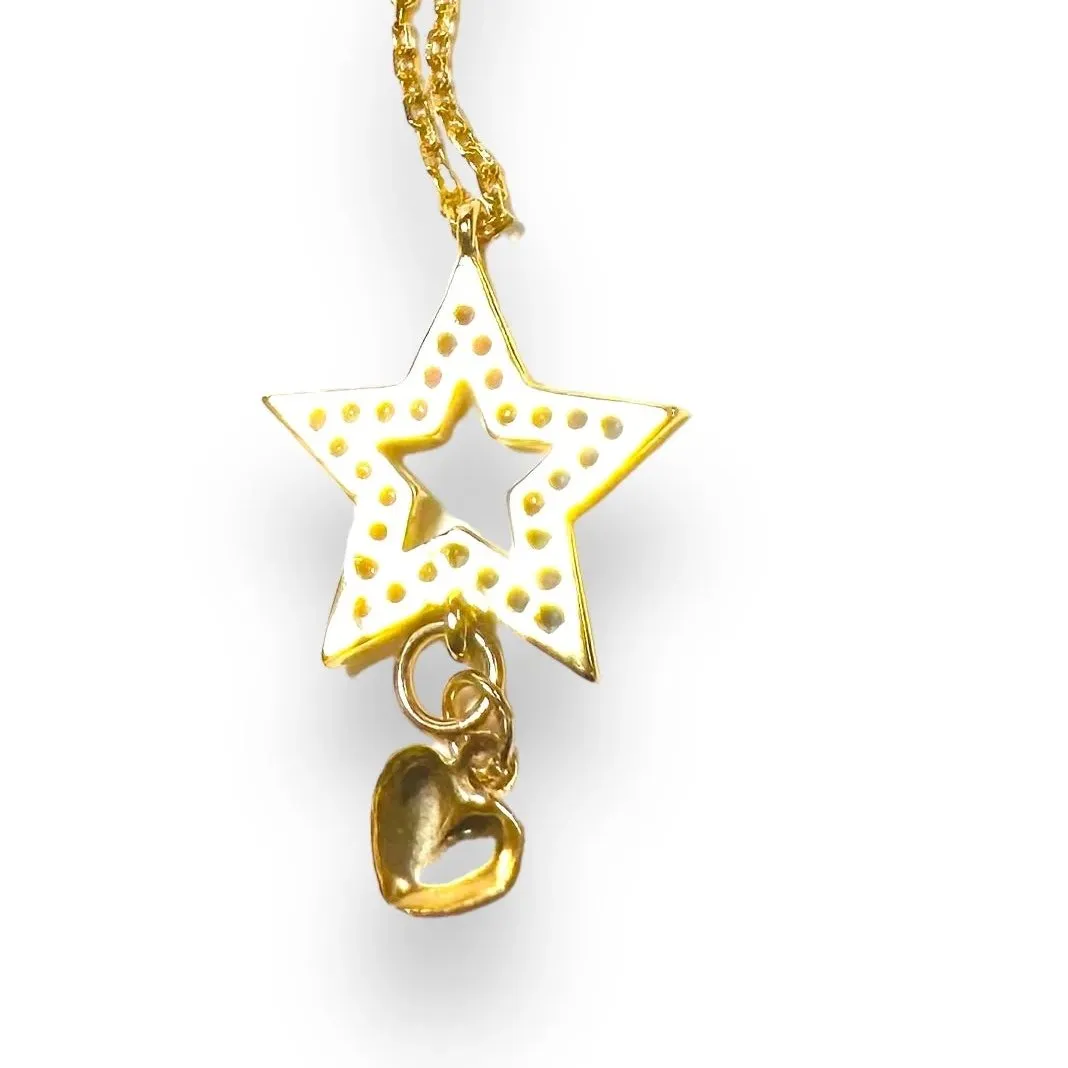 Multicolor Cubic Zirconia Star Necklace