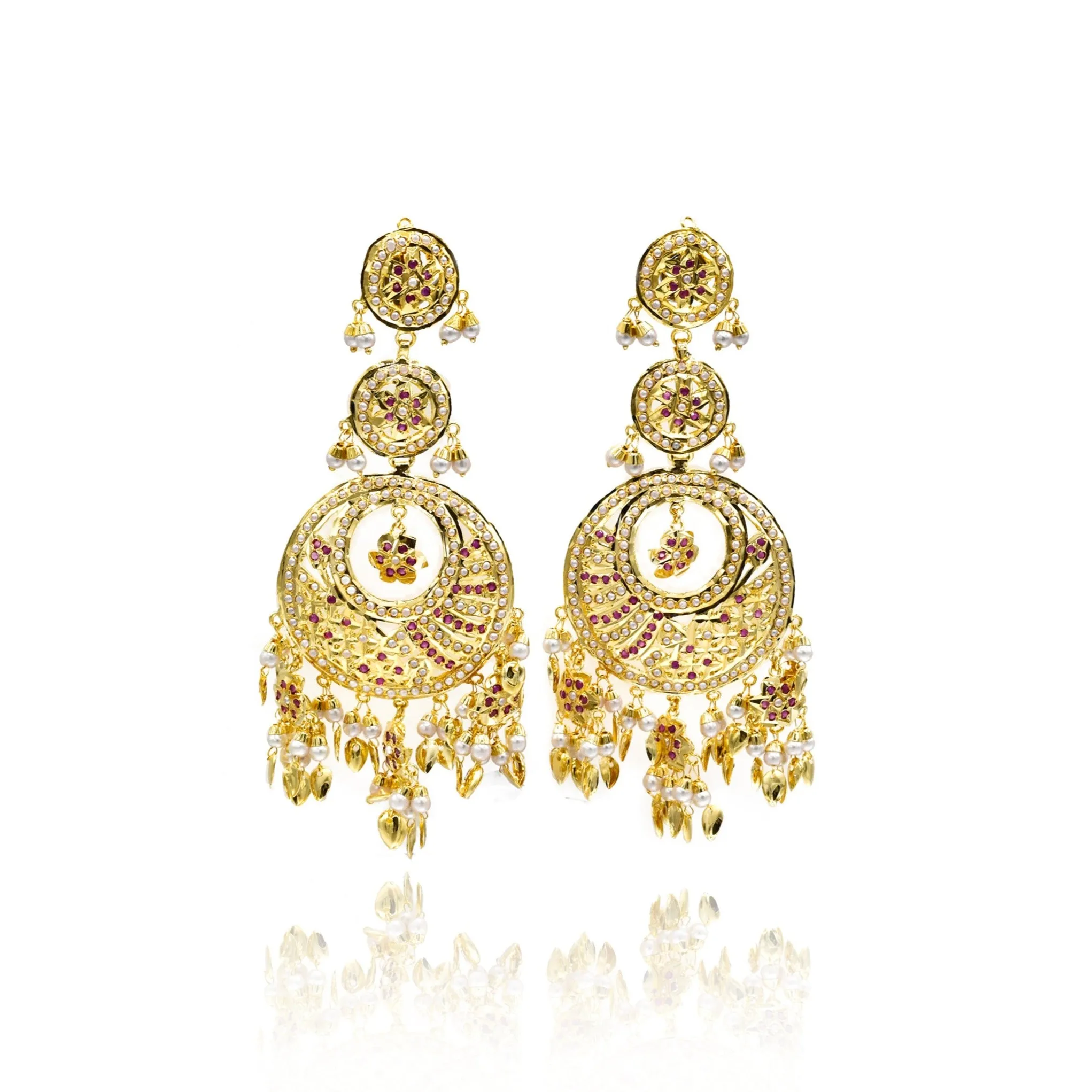 Naamia Jadau Earrings Tikka Set