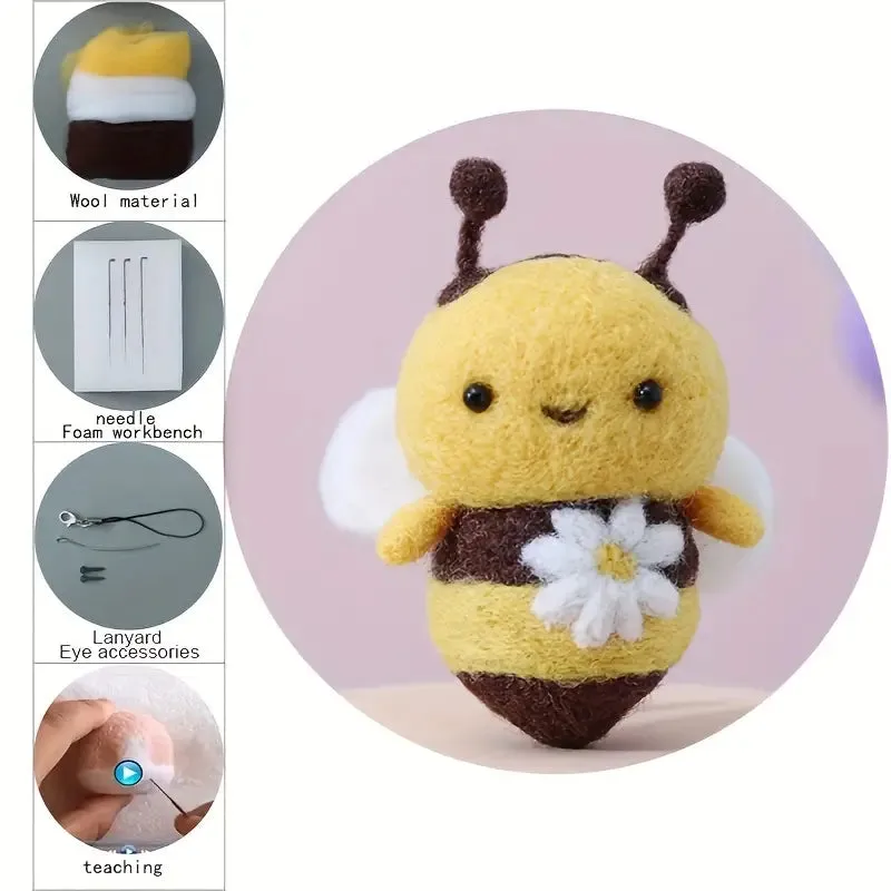 Needle Felting - Bee