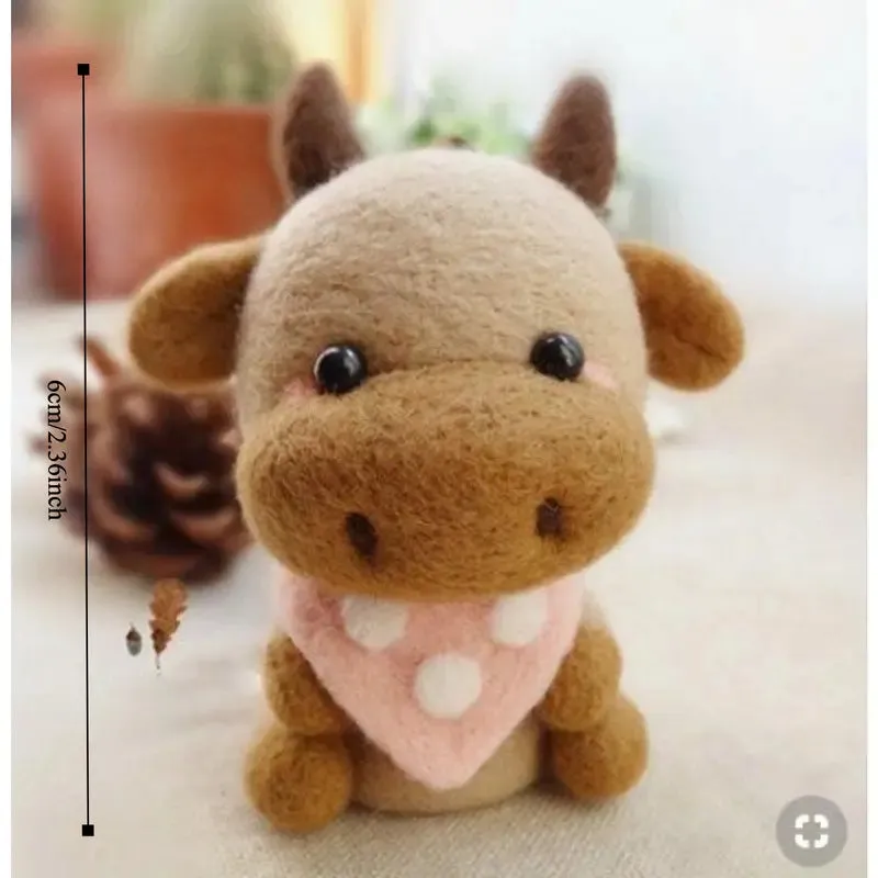 Needle Felting - Cow