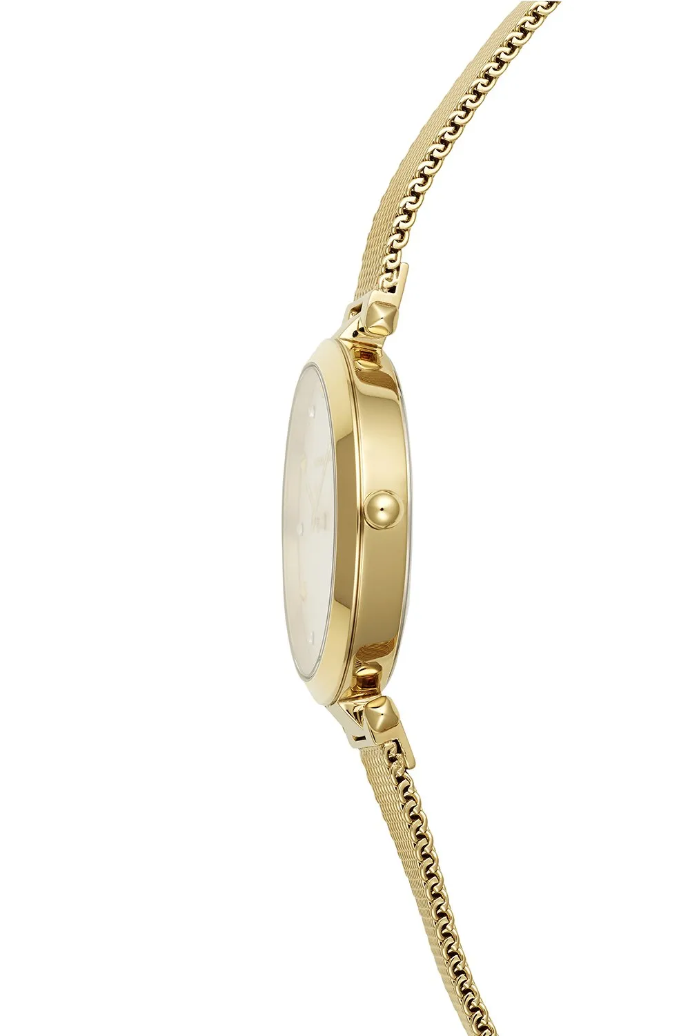 Nina Gold Tone Mesh Watch, 33mm