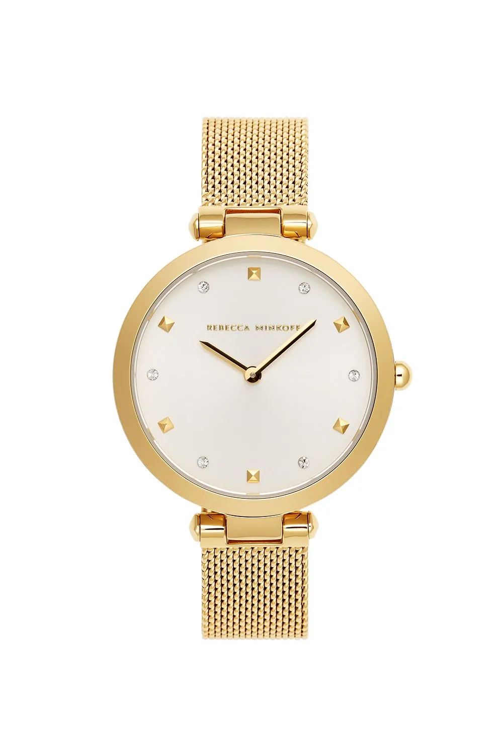 Nina Gold Tone Mesh Watch, 33mm