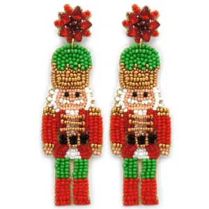 Nutcracker Beaded Earrings