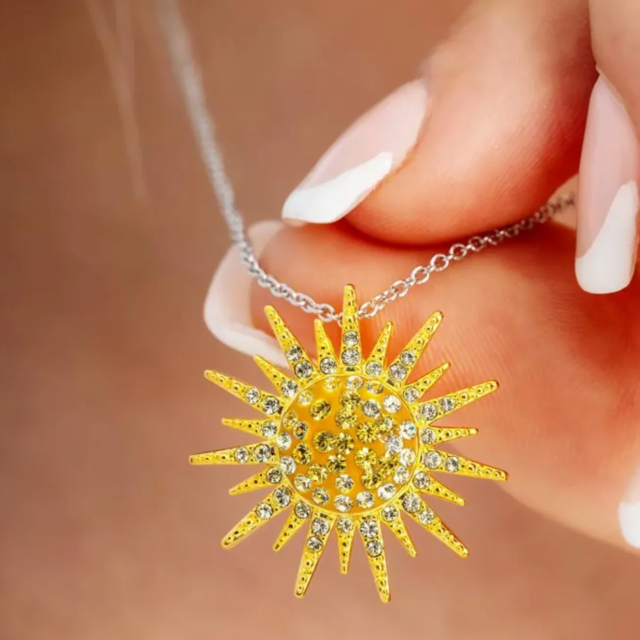 Ocean SS SW Sun Burst Pendant