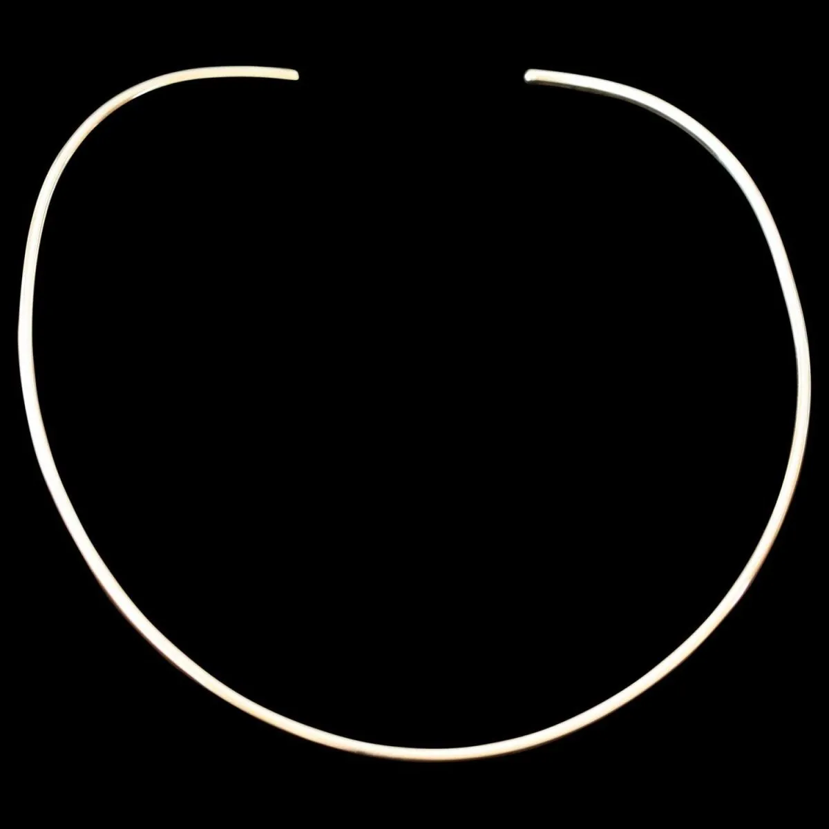 Orbit Slim Silver Choker