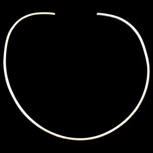 Orbit Slim Silver Choker
