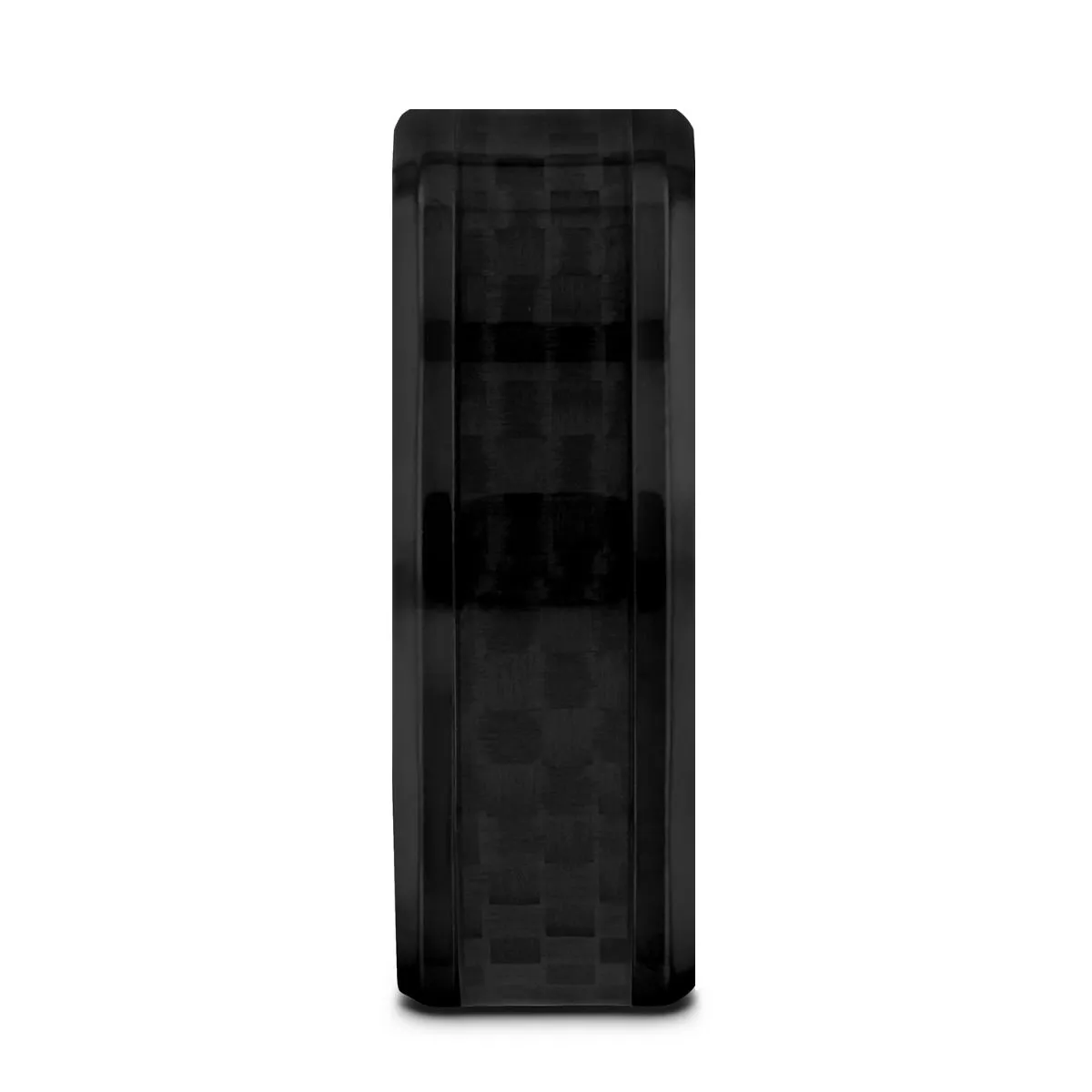 OXYN | Black Titanium Ring, Black Carbon Fiber