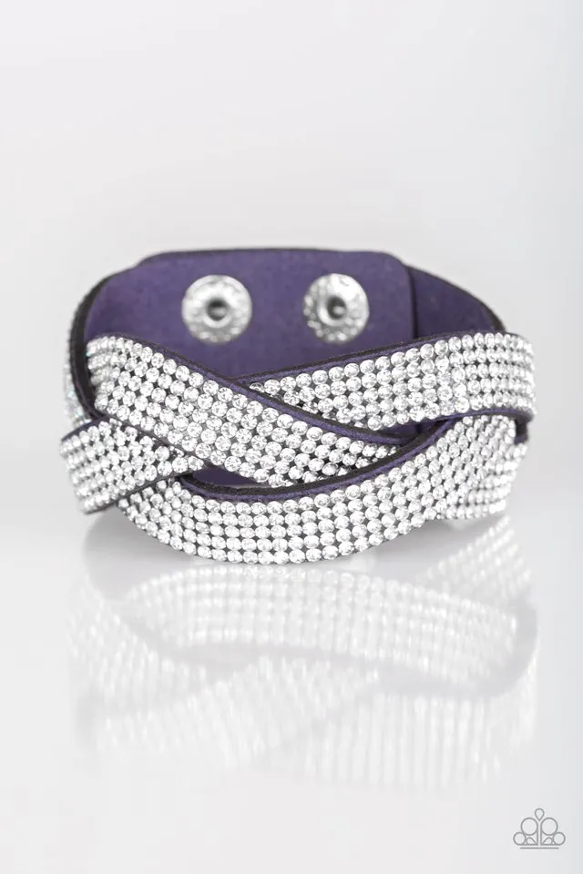 Paparazzi Bracelet ~ Nice Girls Finish Last - Blue