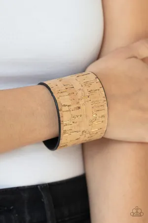 Paparazzi Bracelet ~ Up To Scratch - Brown