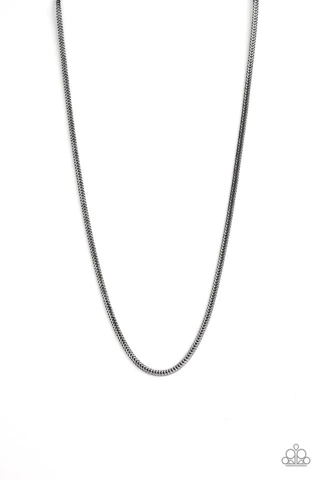 Paparazzi Necklace ~ Killer Crossover - Black