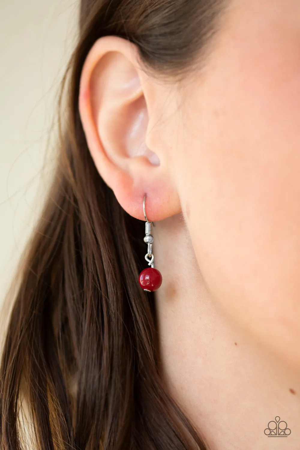 Paparazzi Voyager Vibes Red Necklace Set