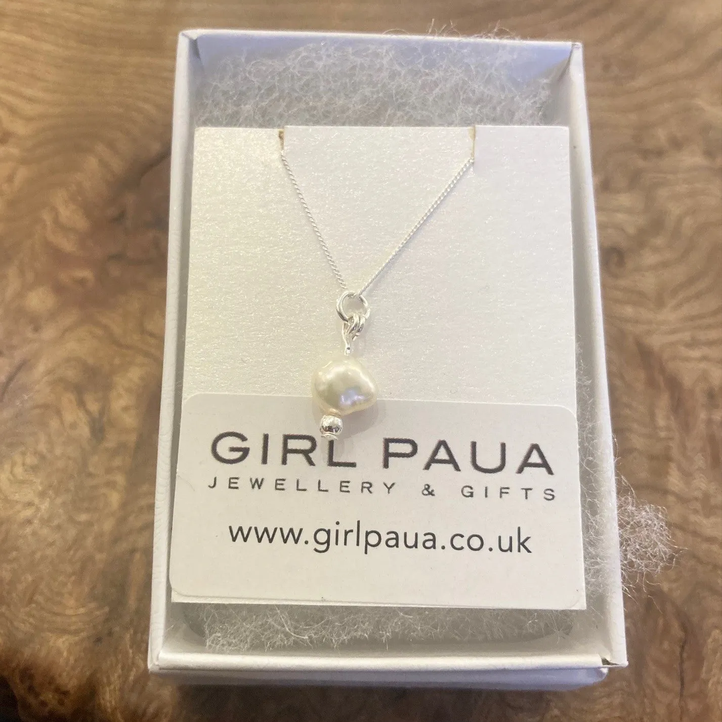 Paua Pendants on Sterling Silver Chain PP17 - by Mhairi Sim - Girl Paua