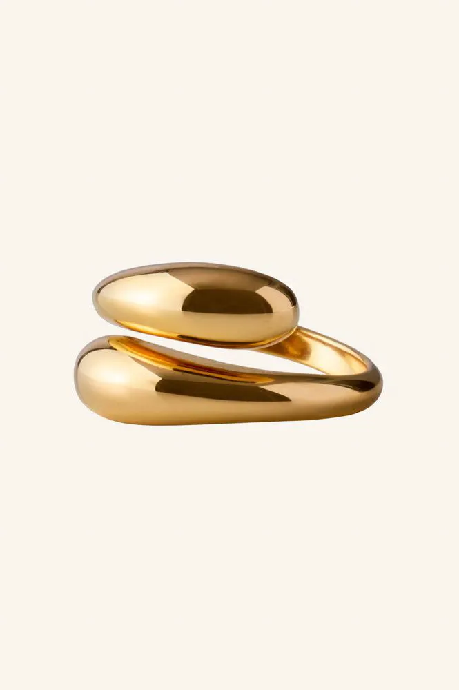 Pernille Corydon Gold Rain Ring