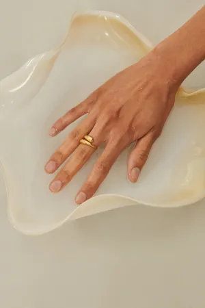 Pernille Corydon Gold Rain Ring