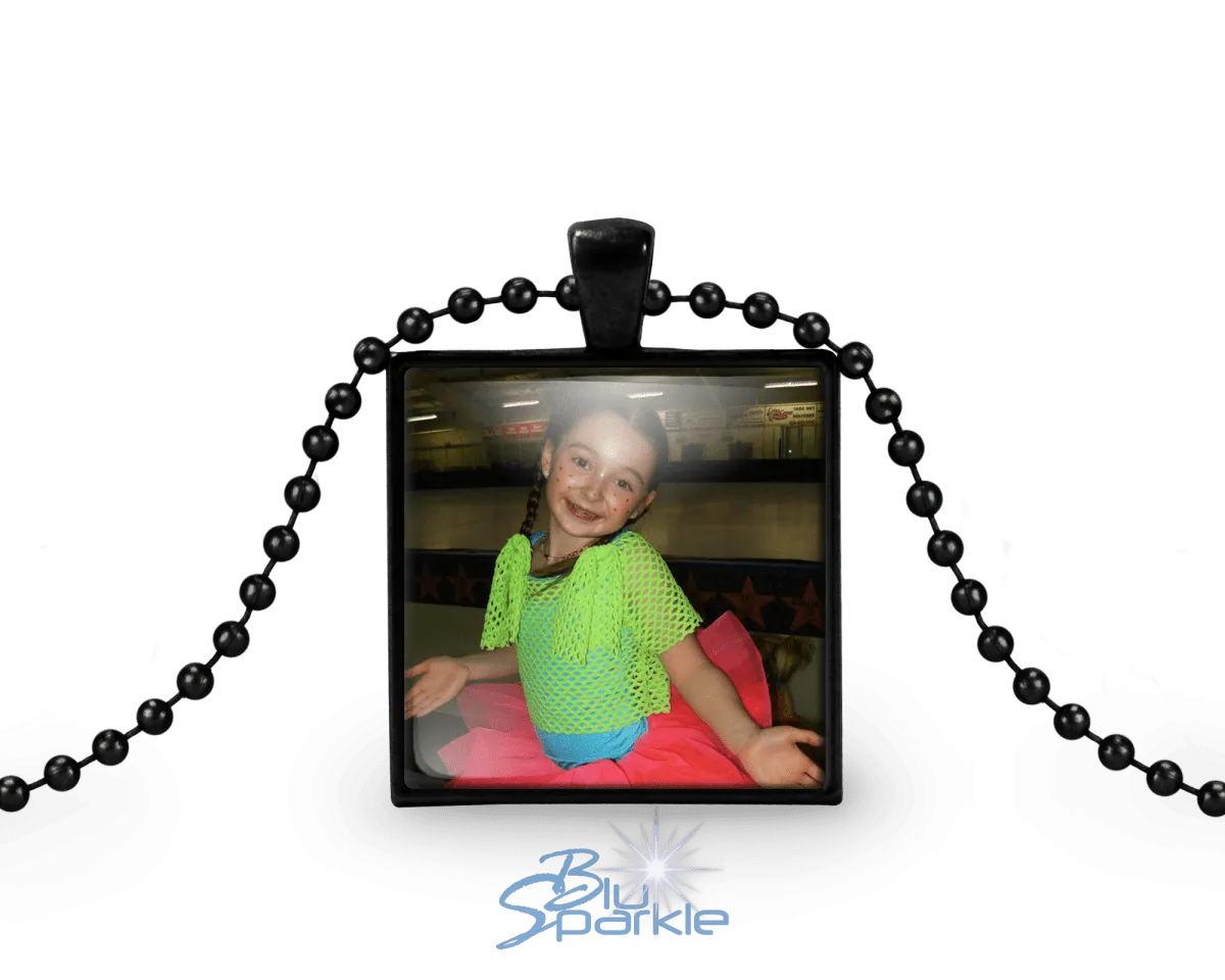 Personalized Photo Square Pendants