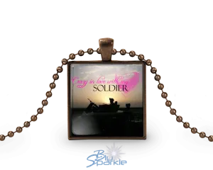 Personalized Photo Square Pendants