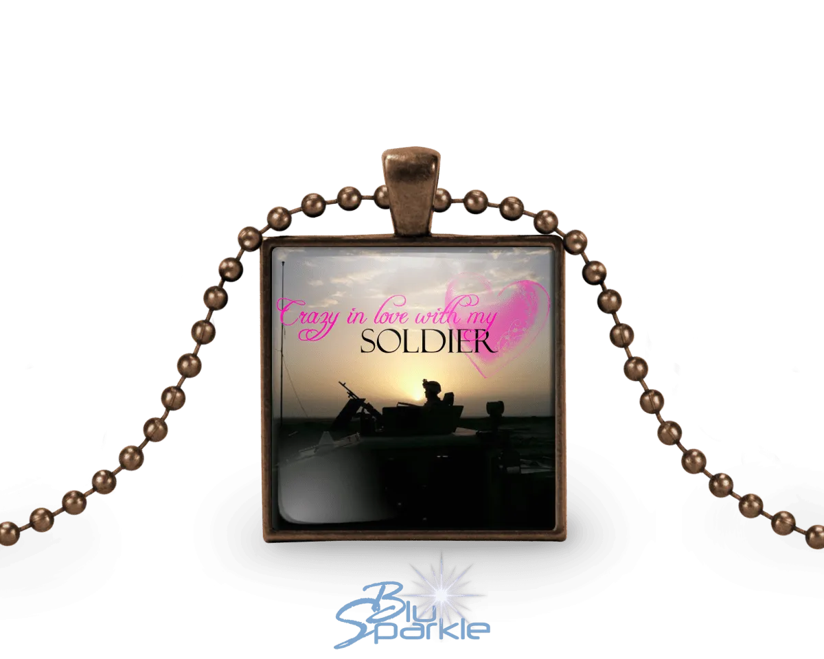 Personalized Photo Square Pendants