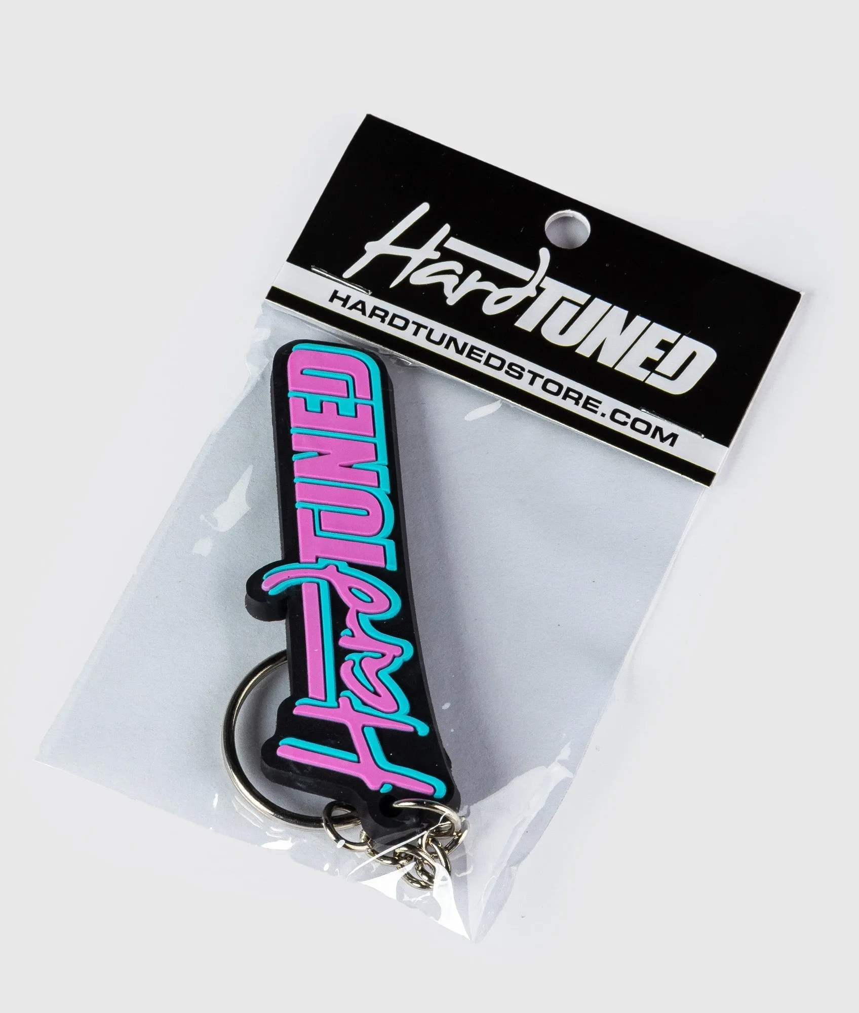 Pink HardTuned Soft Rubber Key Ring
