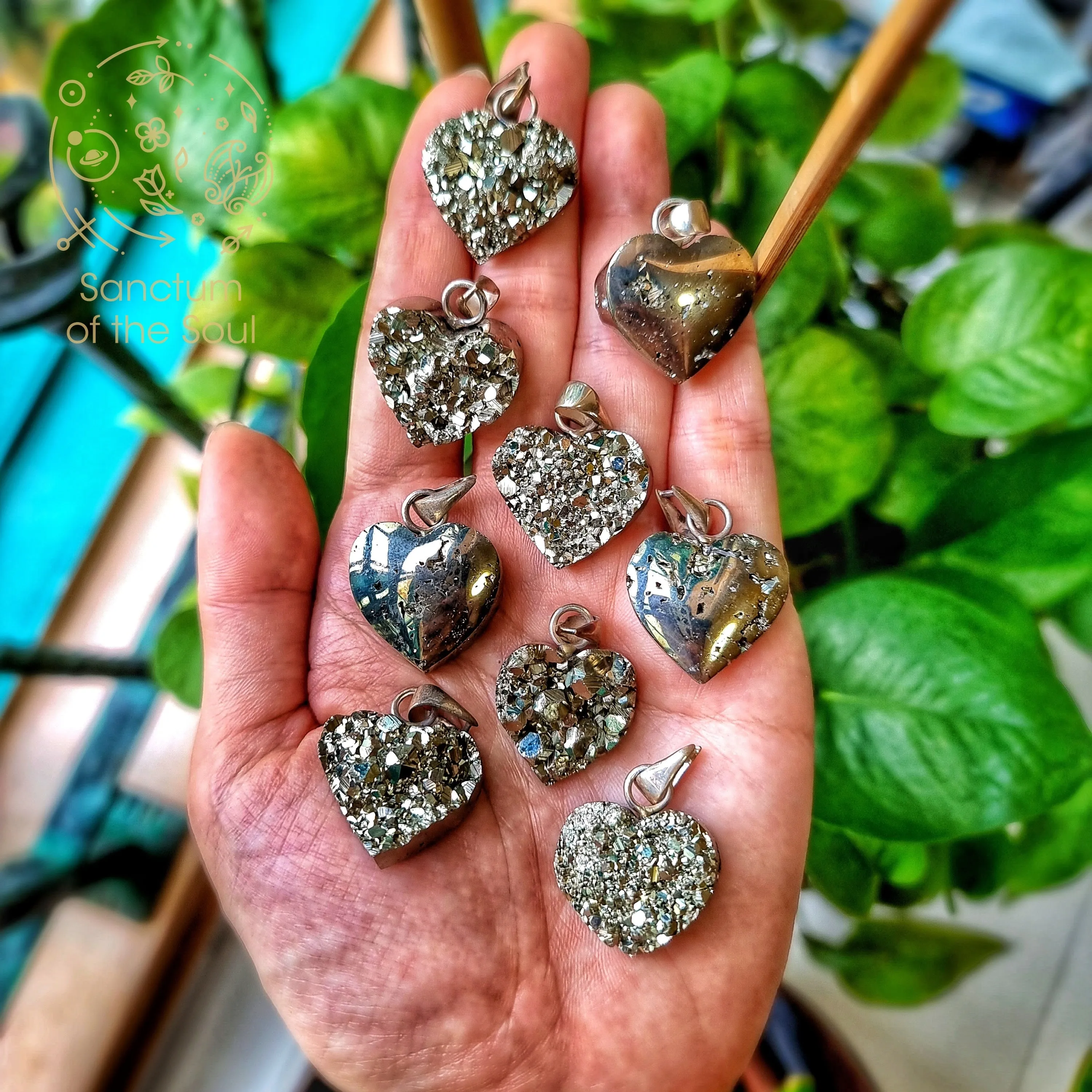 Premium Pyrite Pendants