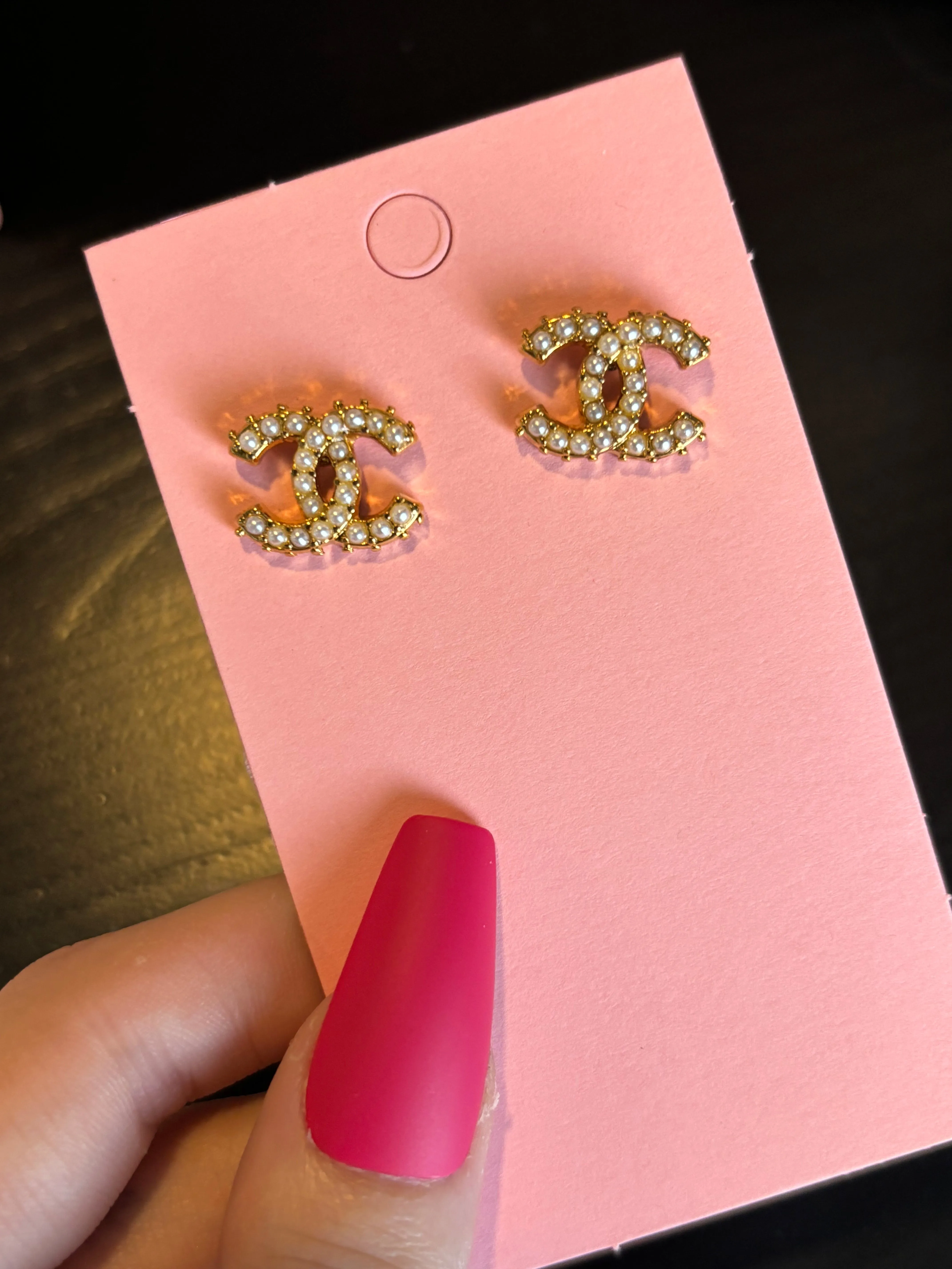 Pretty in Pearls Studs 14k Gold Plated