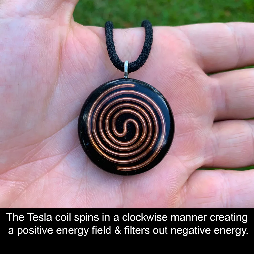 Psychedelic Orgone Pendant | Mushroom Pendant | EMF Protection | Shroom