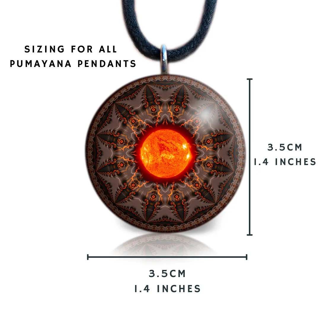 Psychedelic Orgone Pendant | Mushroom Pendant | EMF Protection | Shroom