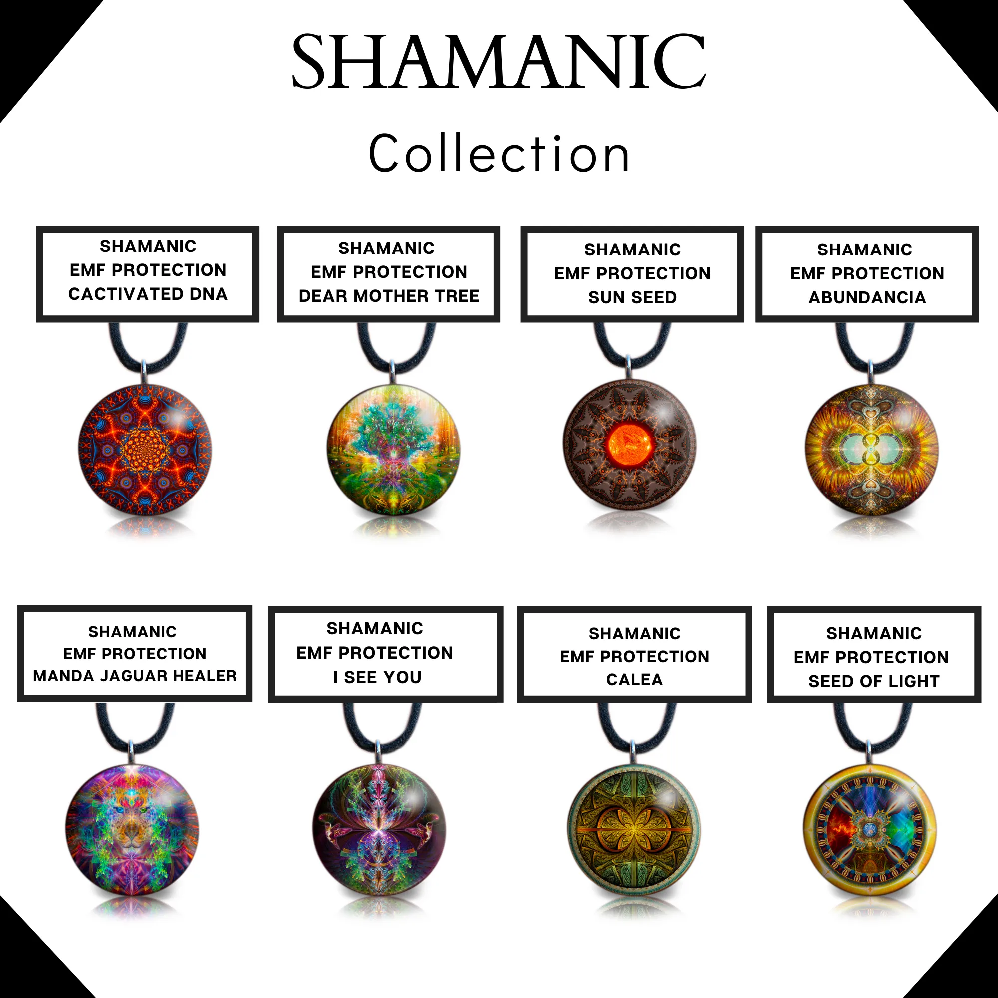 Psychedelic Orgone Pendant | Mushroom Pendant | EMF Protection | Shroom