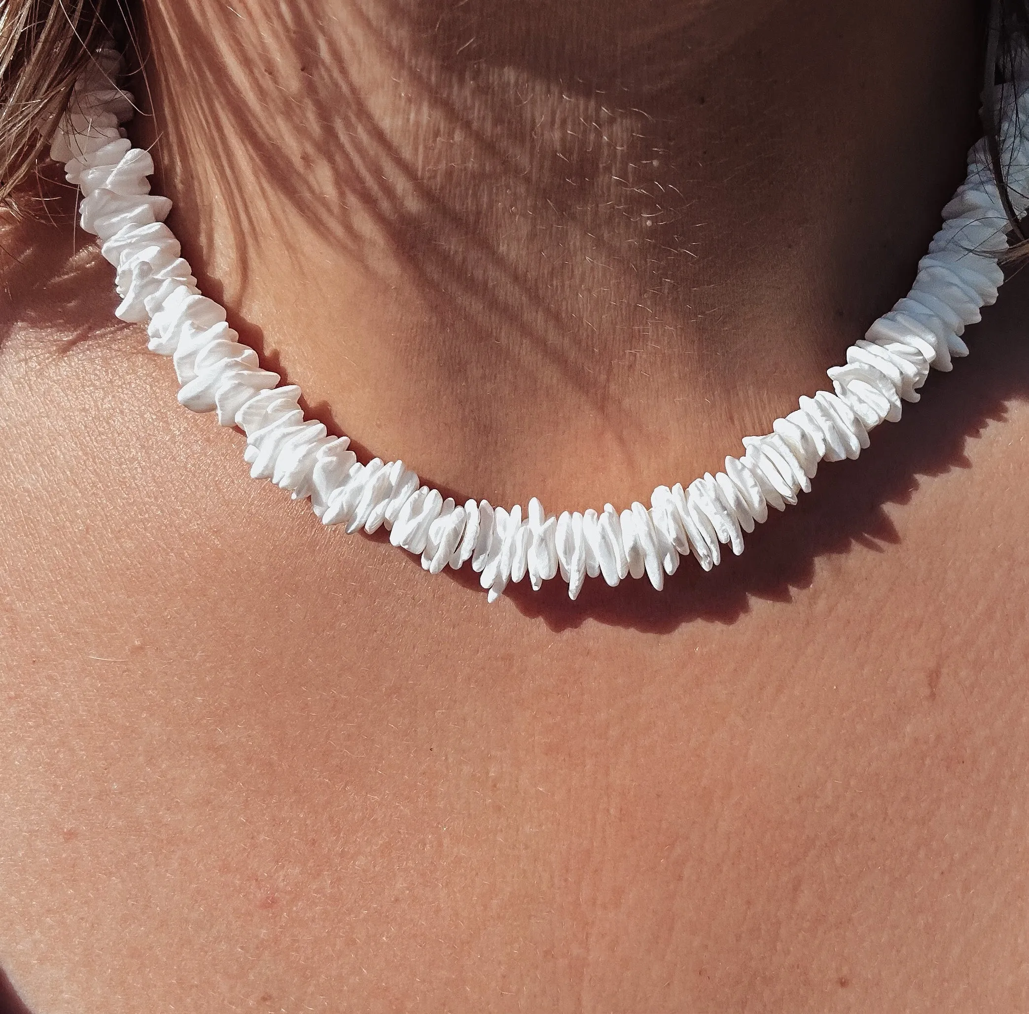 Puka Shell Chip Necklace