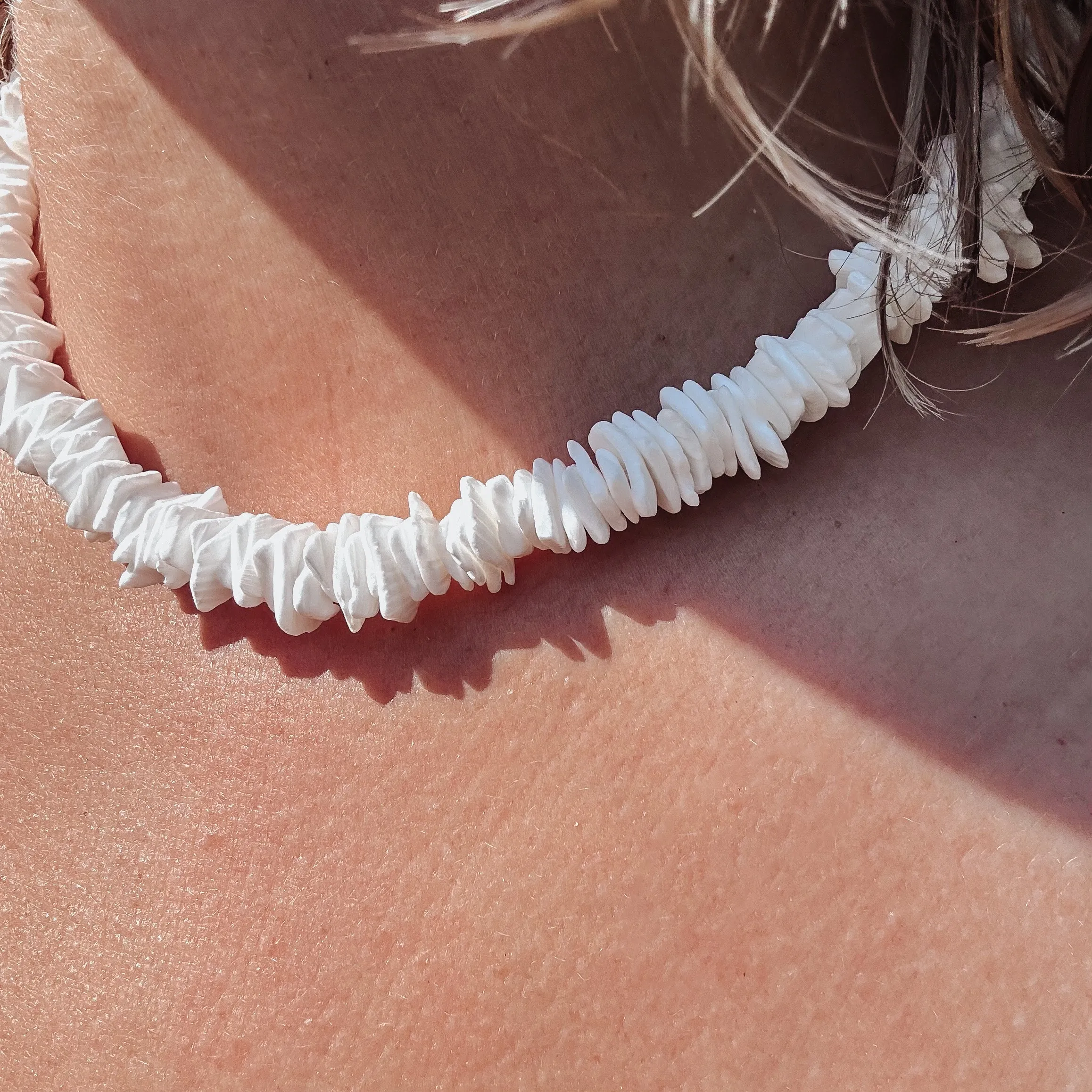 Puka Shell Chip Necklace