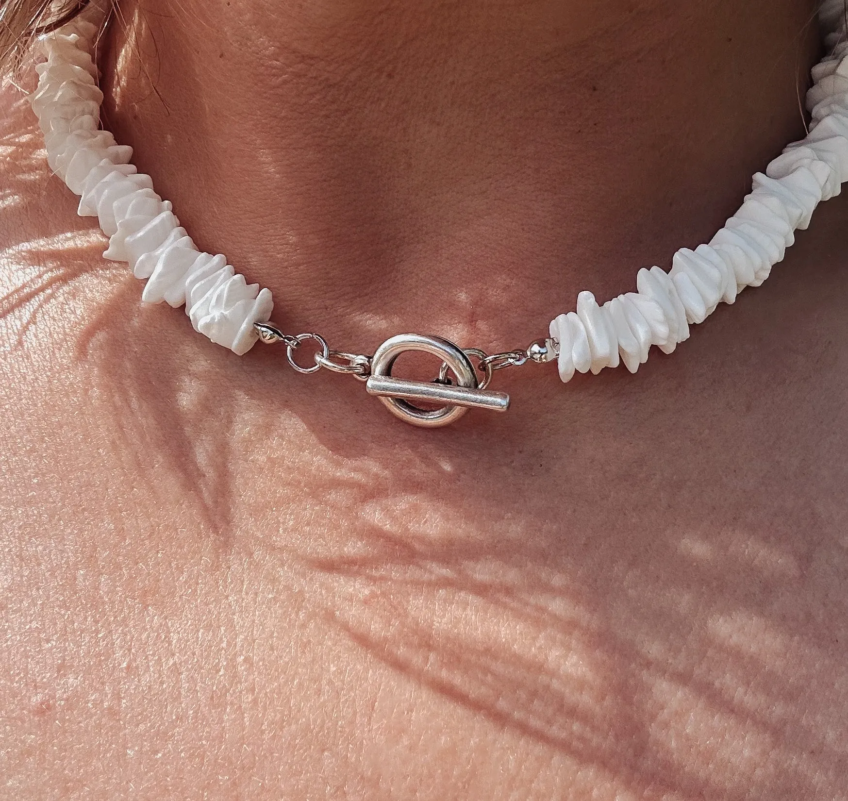 Puka Shell Chip Necklace